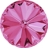 1 Stk. Swarovski Rivoli 1122 SS 39 (8mm) Rose Foiled